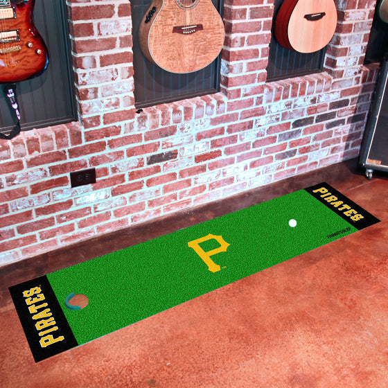 Pittsburgh Pirates Putting Green Mat - 1.5ft. x 6ft.