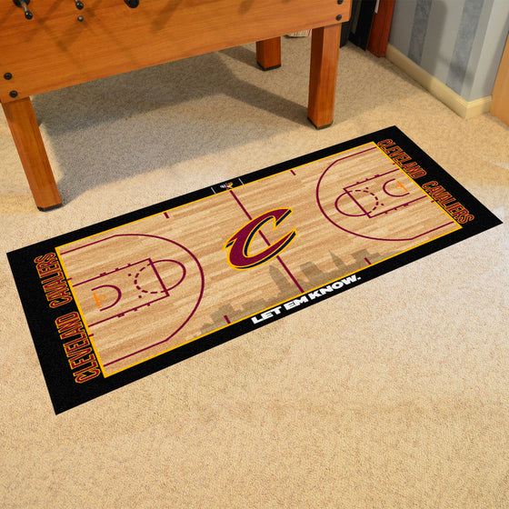 Cleveland Cavaliers Large Court Runner Rug - 30in. x 54in.