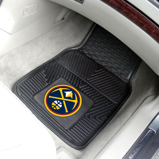 Denver Nuggets Heavy Duty Car Mat Set - 2 Pieces