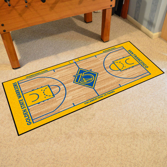 Golden State Warriors Large Court Runner Rug - 30in. x 54in.