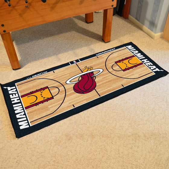 Miami Heat Large Court Runner Rug - 30in. x 54in.