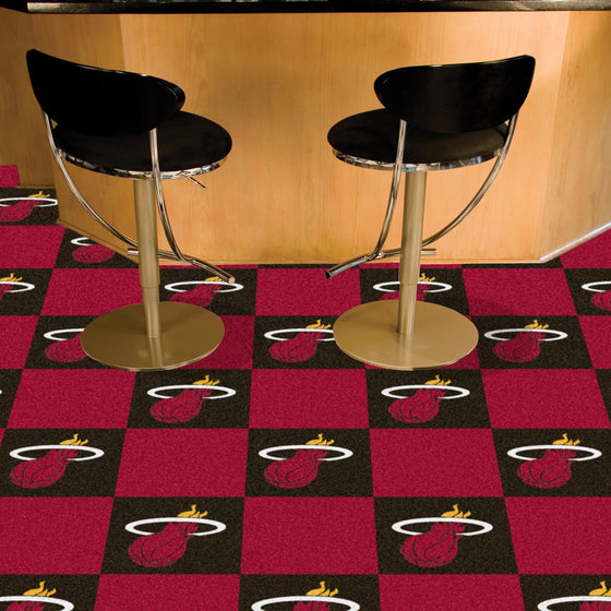 Miami Heat Team Carpet Tiles - 45 Sq Ft.