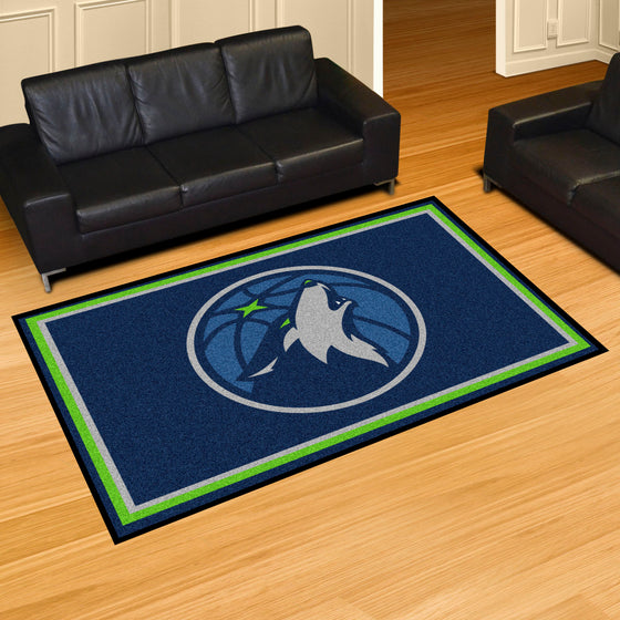 Minnesota Timberwolves 5ft. x 8 ft. Plush Area Rug