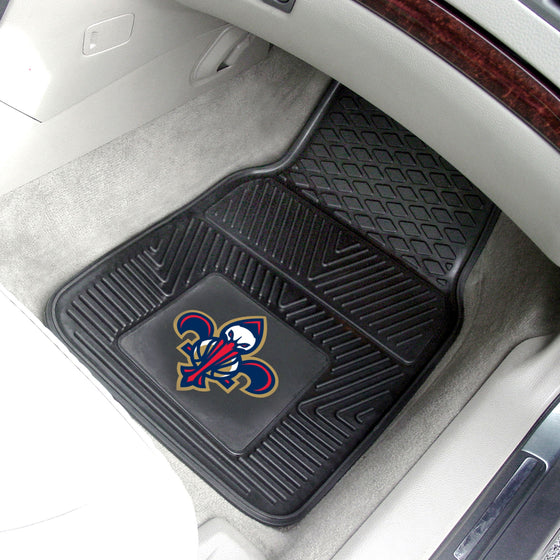 New Orleans Pelicans Heavy Duty Car Mat Set - 2 Pieces