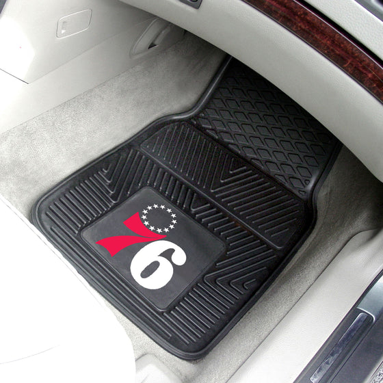 Philadelphia 76ers Heavy Duty Car Mat Set - 2 Pieces