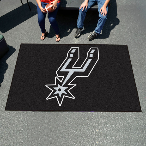 San Antonio Spurs Ulti-Mat Rug - 5ft. x 8ft.