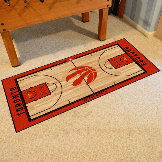 Toronto Raptors Large Court Runner Rug - 30in. x 54in.