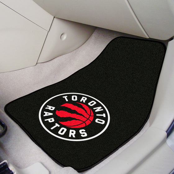 Toronto Raptors Front Carpet Car Mat Set - 2 Pieces