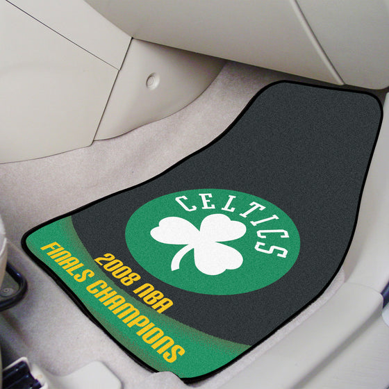 Boston Celtics Front Carpet Car Mat Set - 2 Pieces