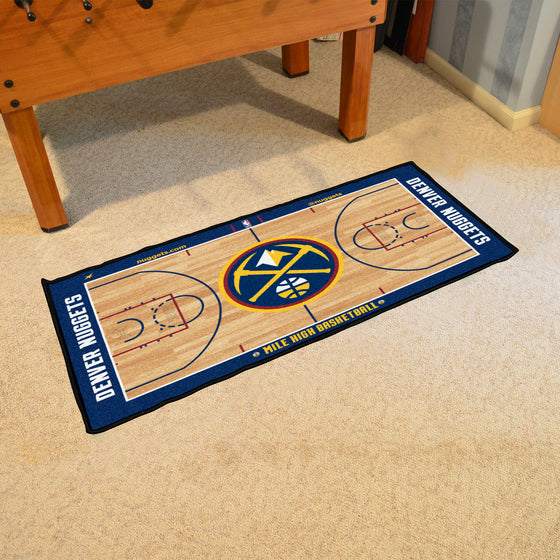 Denver Nuggets Court Runner Rug - 24in. x 44in.