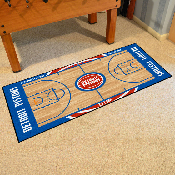 Detroit Pistons Court Runner Rug - 24in. x 44in.