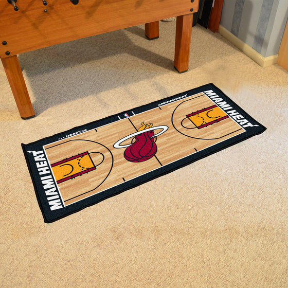 Miami Heat Court Runner Rug - 24in. x 44in.