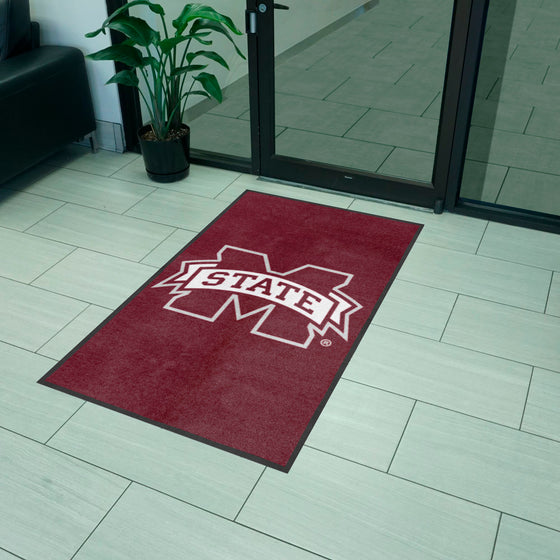 Mississippi State 3X5 High-Traffic Mat with Durable Rubber Backing - Portrait Orientation