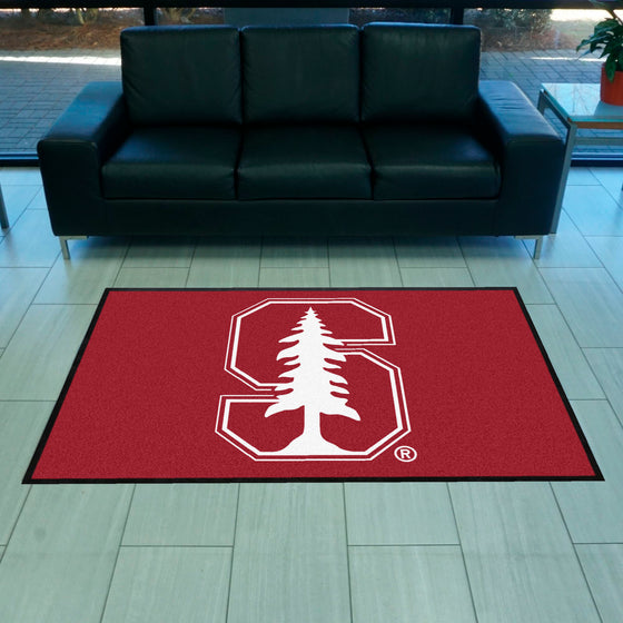 Stanford 4X6 High-Traffic Mat with Durable Rubber Backing - Landscape Orientation