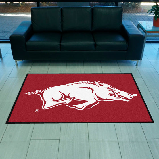 Arkansas 4X6 High-Traffic Mat with Durable Rubber Backing - Landscape Orientation