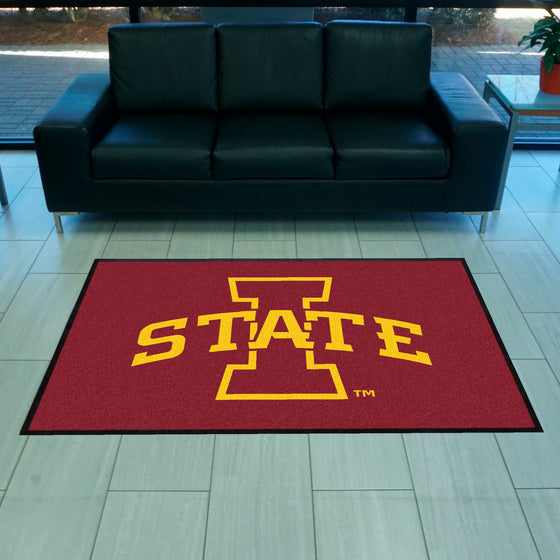 Iowa State4X6 High-Traffic Mat with Durable Rubber Backing - Landscape Orientation