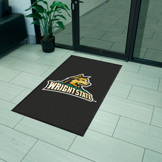 Wright State 3X5 High-Traffic Mat with Durable Rubber Backing - Portrait Orientation