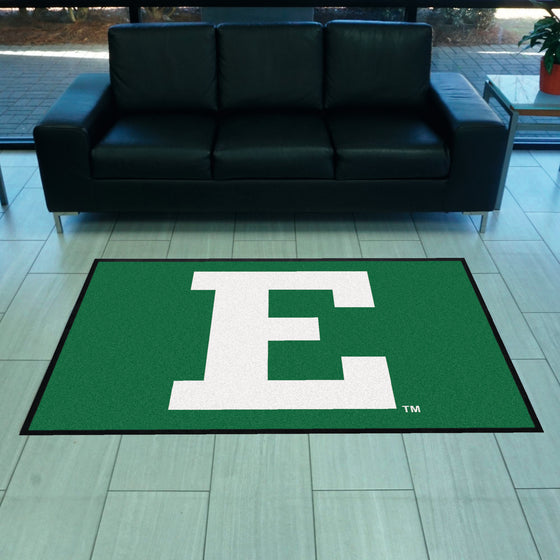 Eastern Michigan 4X6 High-Traffic Mat with Durable Rubber Backing - Landscape Orientation