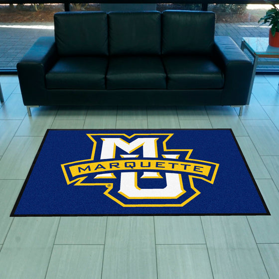 Marquette 4X6 High-Traffic Mat with Durable Rubber Backing - Landscape Orientation