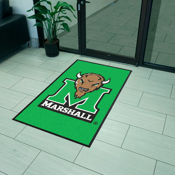 Marshall 3X5 High-Traffic Mat with Durable Rubber Backing - Portrait Orientation