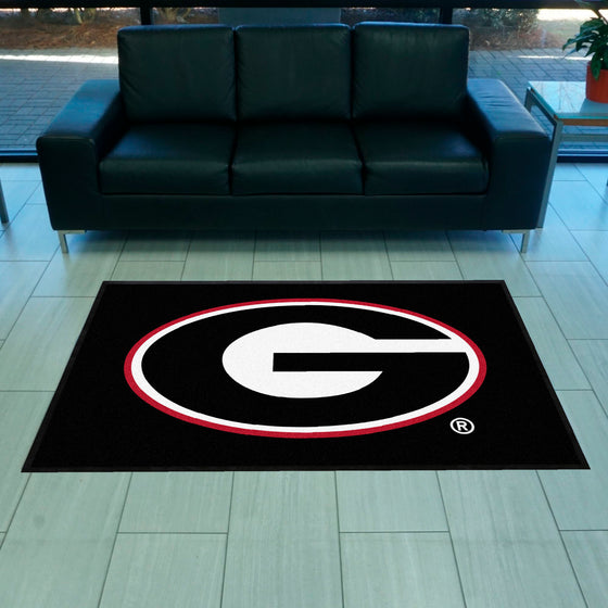 Georgia4X6 High-Traffic Mat with Durable Rubber Backing - Landscape Orientation