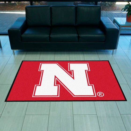 Nebraska 4X6 High-Traffic Mat with Durable Rubber Backing - Landscape Orientation