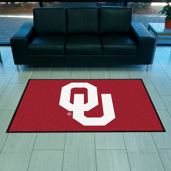 Oklahoma 4X6 High-Traffic Mat with Durable Rubber Backing - Landscape Orientation