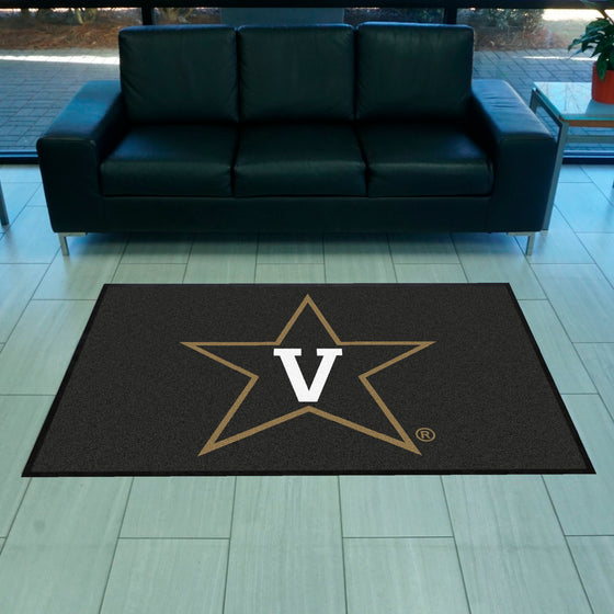 Vanderbilt 4X6 High-Traffic Mat with Durable Rubber Backing - Landscape Orientation