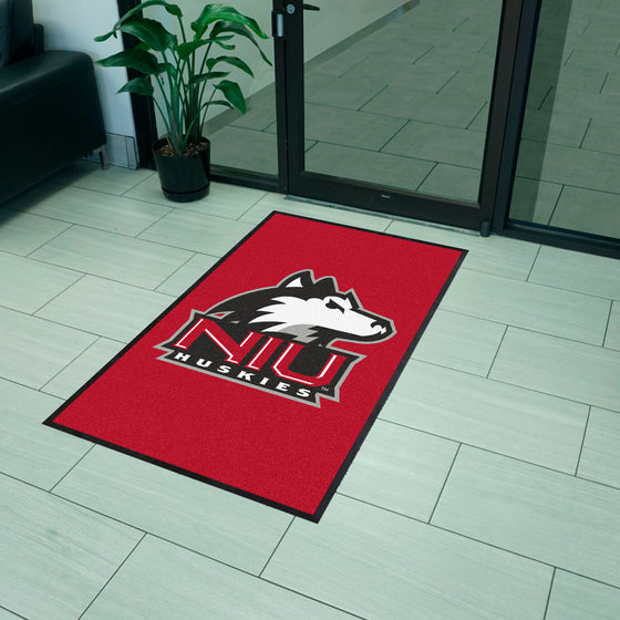 Northern Illinois 3X5 High-Traffic Mat with Durable Rubber Backing - Portrait Orientation