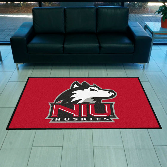 Northern Illinois4X6 High-Traffic Mat with Durable Rubber Backing - Landscape Orientation