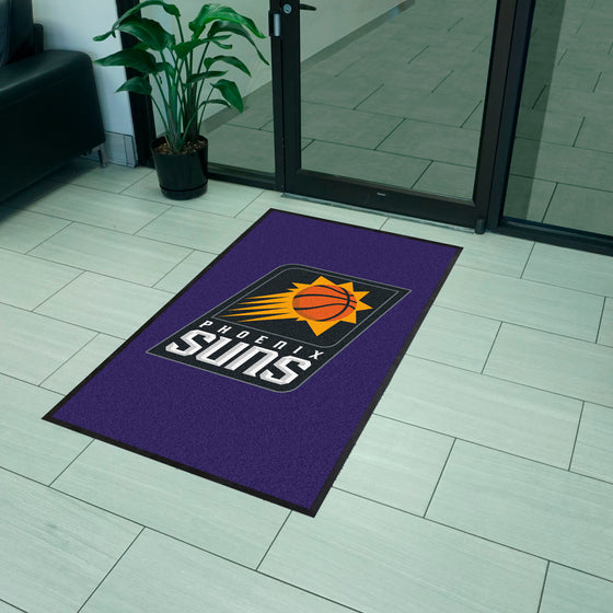 Phoenix Suns 3X5 High-Traffic Mat with Durable Rubber Backing - Portrait Orientation