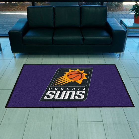 Phoenix Suns 4X6 High-Traffic Mat with Durable Rubber Backing - Landscape Orientation