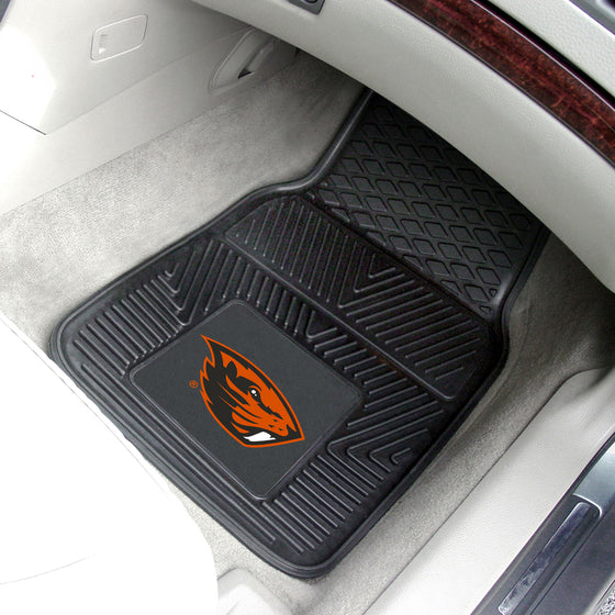 Oregon State Beavers Heavy Duty Car Mat Set - 2 Pieces