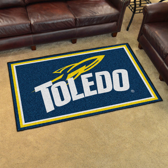 Toledo Rockets 4ft. x 6ft. Plush Area Rug