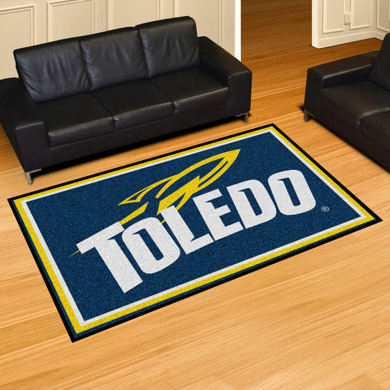 Toledo Rockets 5ft. x 8 ft. Plush Area Rug