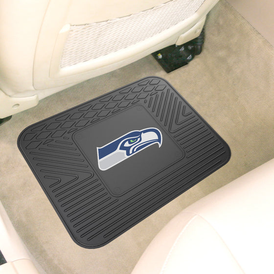 Seattle Seahawks Back Seat Car Utility Mat - 14in. x 17in.