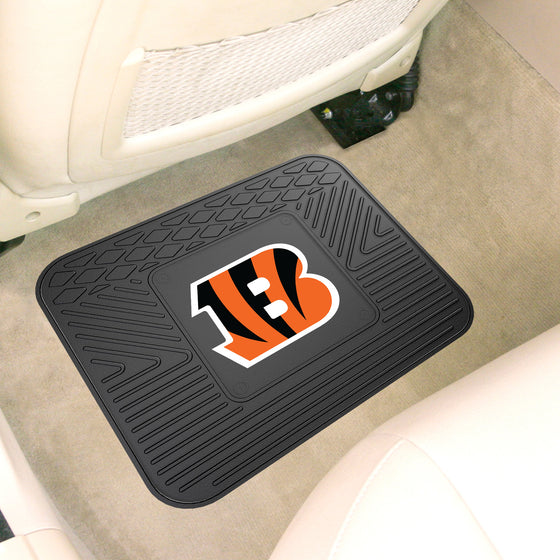 Cincinnati Bengals Back Seat Car Utility Mat - 14in. x 17in.