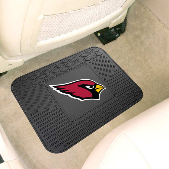 Arizona Cardinals Back Seat Car Utility Mat - 14in. x 17in.