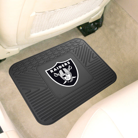 Las Vegas Raiders Back Seat Car Utility Mat - 14in. x 17in.