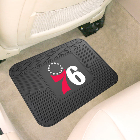 Philadelphia 76ers Back Seat Car Utility Mat - 14in. x 17in.