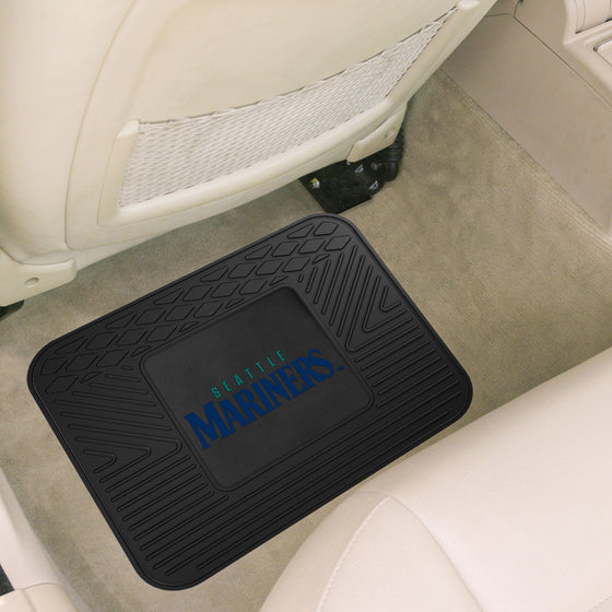 Seattle Mariners Back Seat Car Utility Mat - 14in. x 17in.