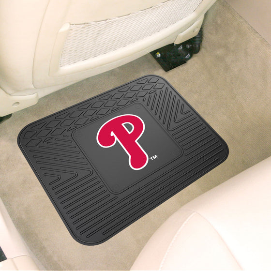 Philadelphia Phillies Back Seat Car Utility Mat - 14in. x 17in.