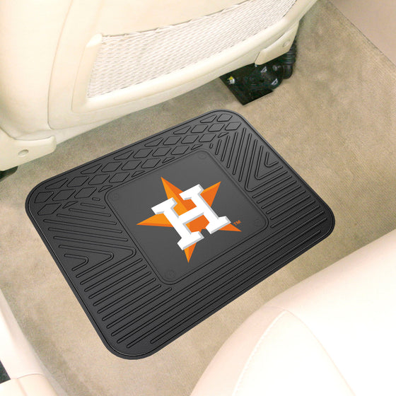 Houston Astros Back Seat Car Utility Mat - 14in. x 17in.