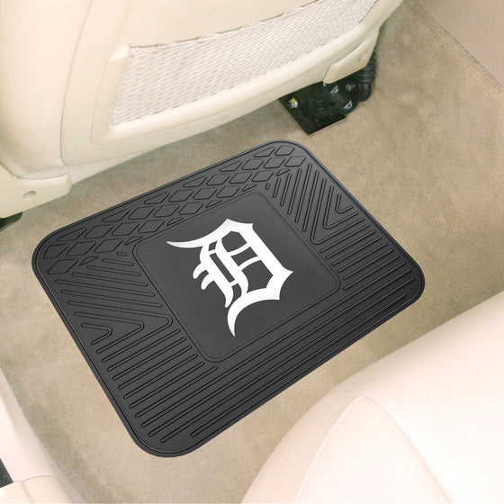 Detroit Tigers Back Seat Car Utility Mat - 14in. x 17in.