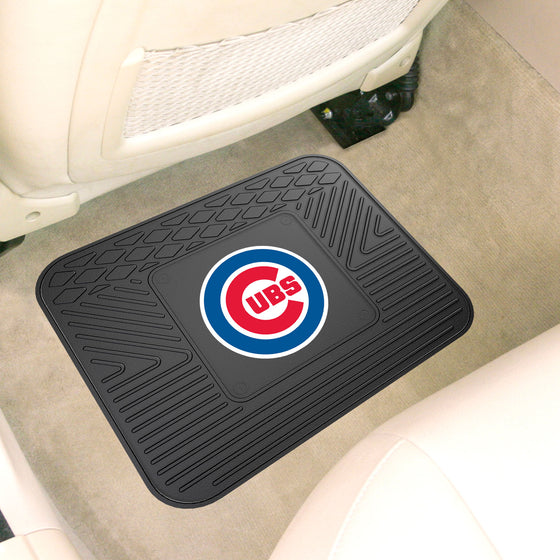 Chicago Cubs Back Seat Car Utility Mat - 14in. x 17in.