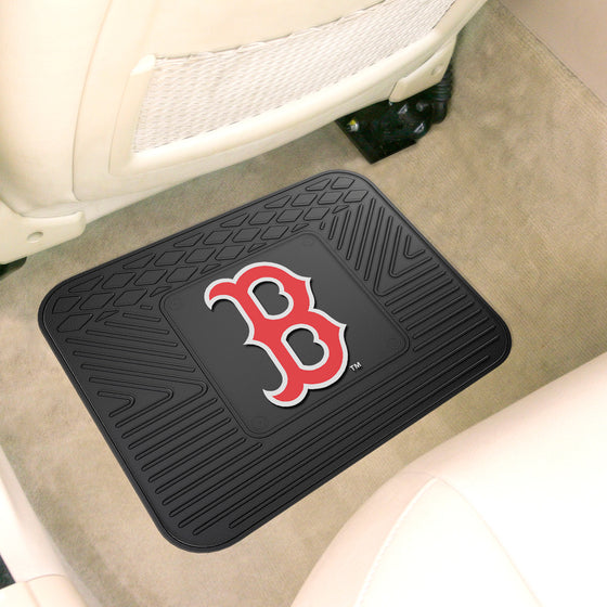 Boston Red Sox Back Seat Car Utility Mat - 14in. x 17in.