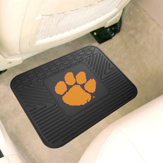 Clemson Tigers Back Seat Car Utility Mat - 14in. x 17in.