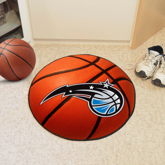 Orlando Magic Basketball Rug - 27in. Diameter