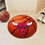 Chicago Bulls Basketball Rug - 27in. Diameter