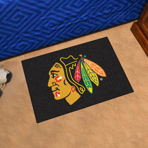 Chicago Blackhawks Starter Mat Accent Rug - 19in. x 30in.